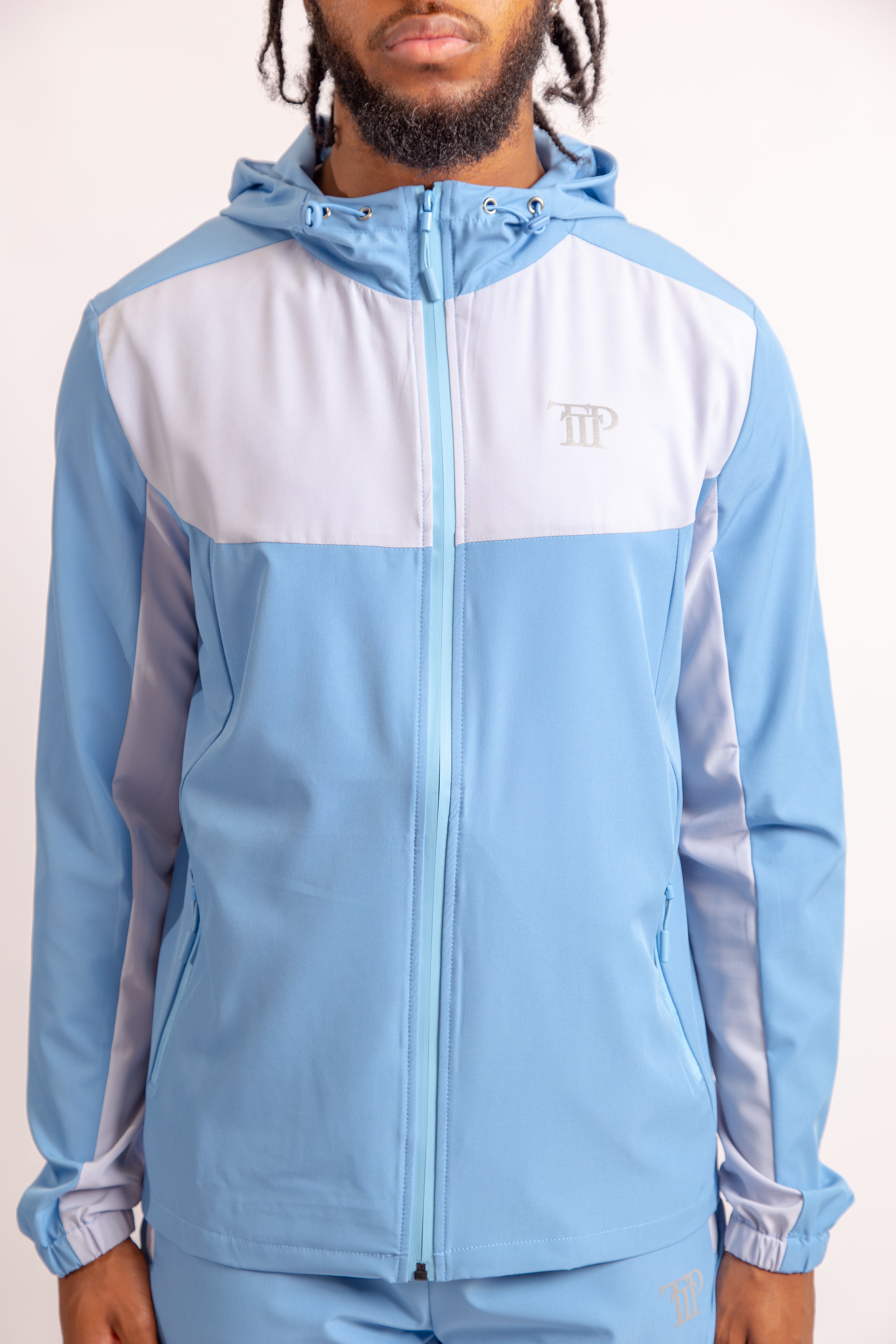 Pro Active Taper Fit Jacket - Blue & Grey