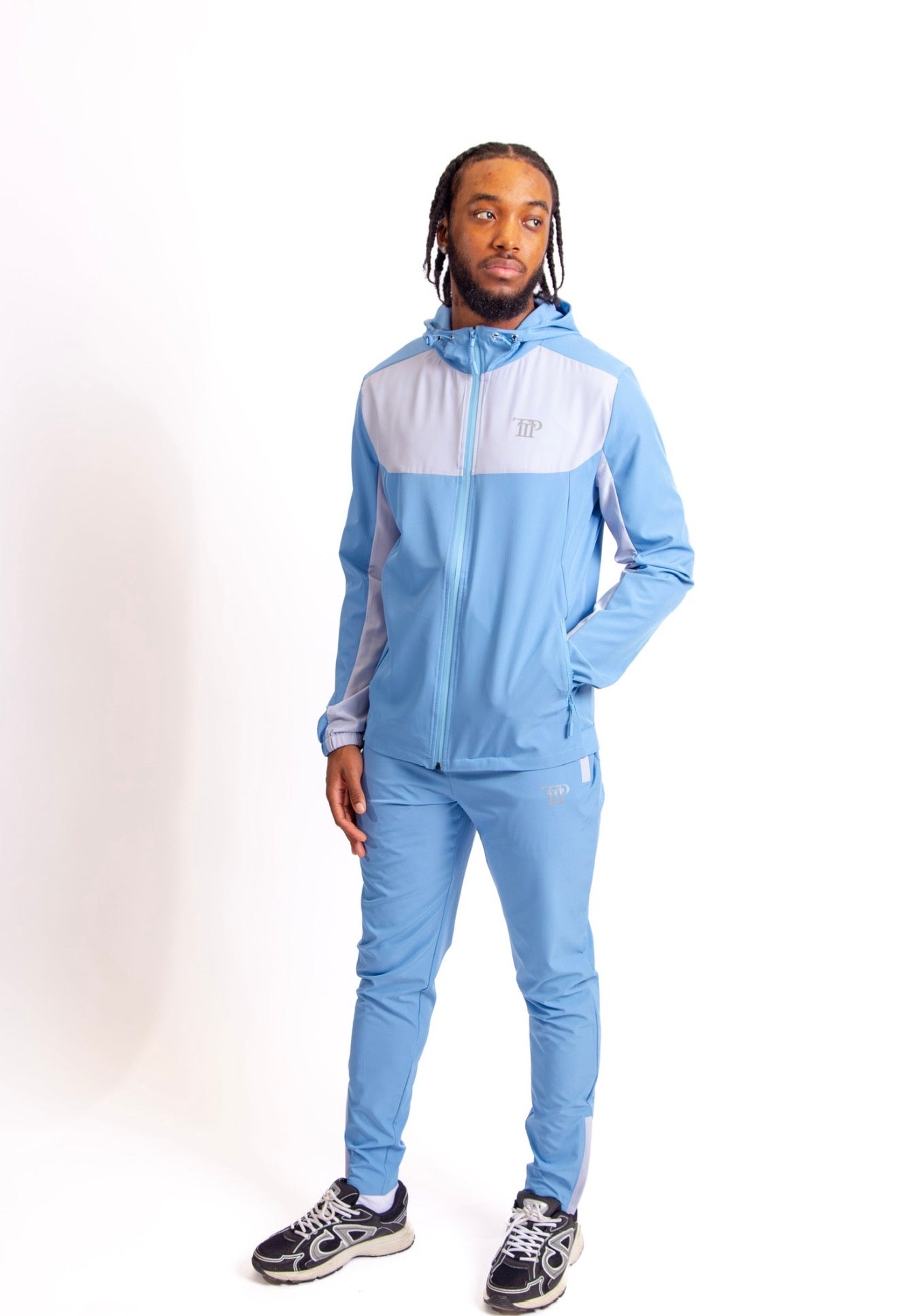 Pro Active Taper Fit Jacket - Blue & Grey