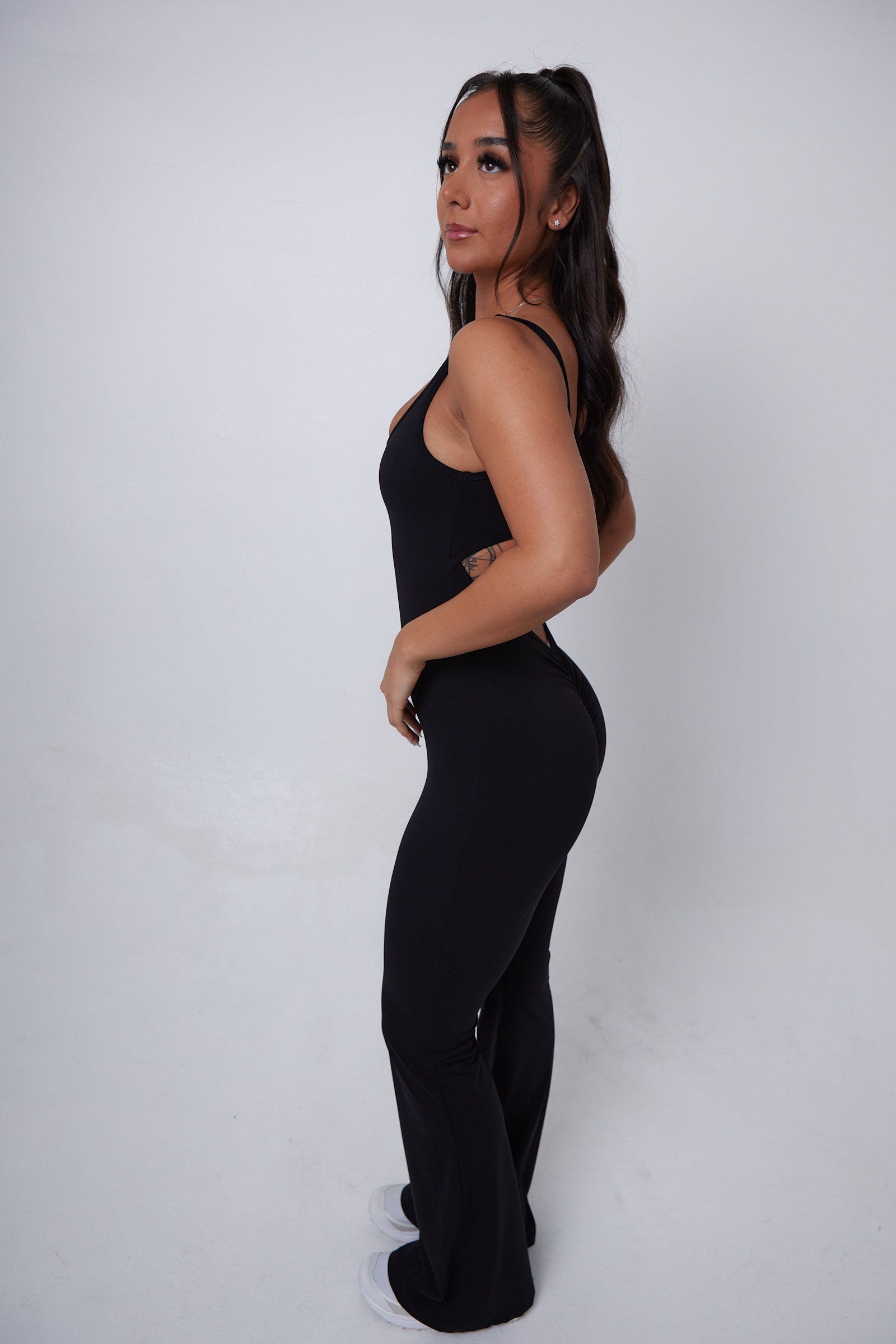 Body Fit Jumpsuit - Black