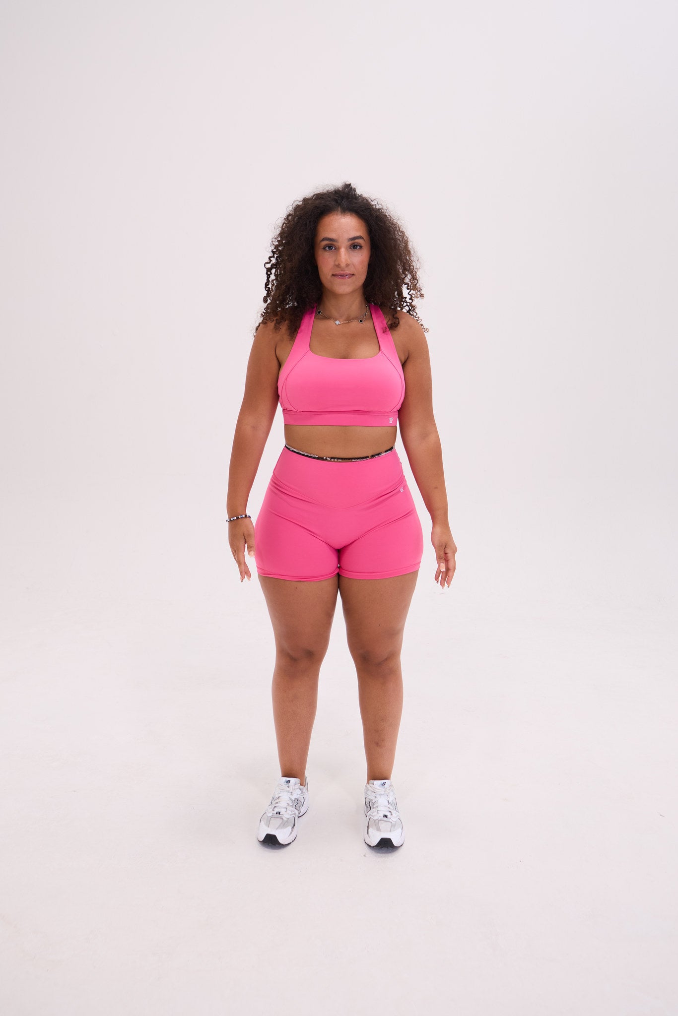 Form High Waisted Shorts - Hot Pink