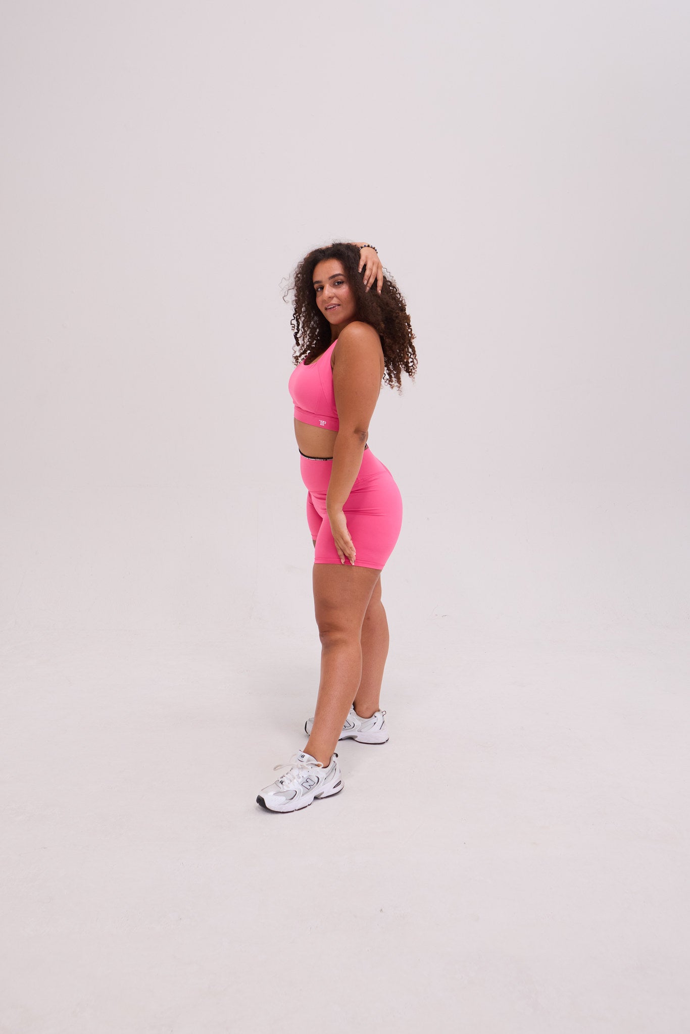 Form High Waisted Shorts - Hot Pink