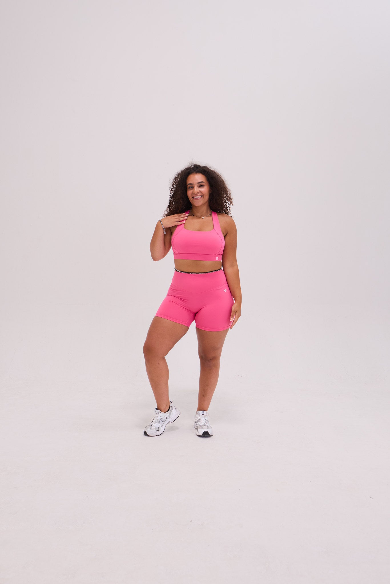 Form High Waisted Shorts - Hot Pink