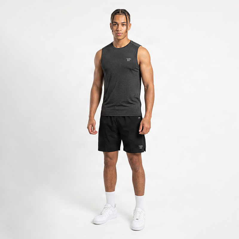 Unlocked Tank Vest — Charcoal Grey